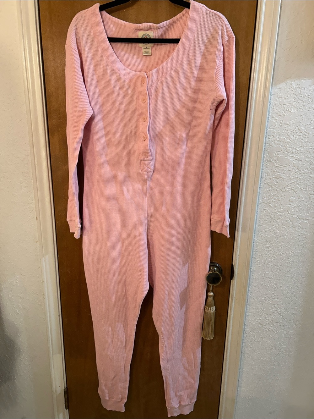 Vintage Victoria Secret 100% Cotton long Johns pajamas. Great shape /some wear.
